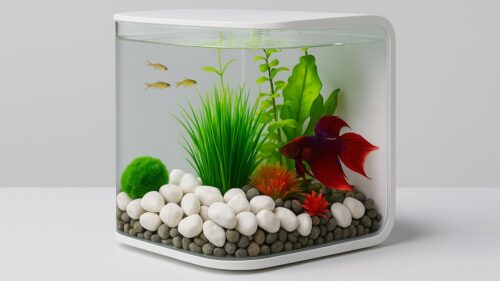 Betta Fish in a BiOrb Flow tank